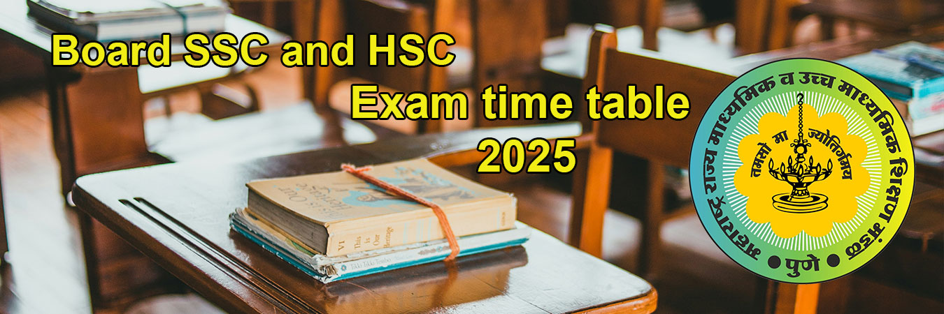 Maharashtra Board SSC and HSC Exam time table